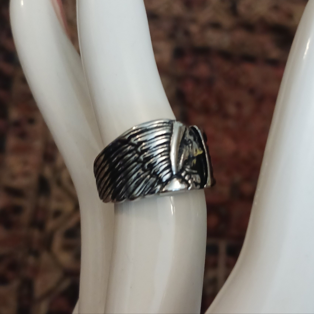 INDIAN MOTORCYCLE Silver Indian Head Ring